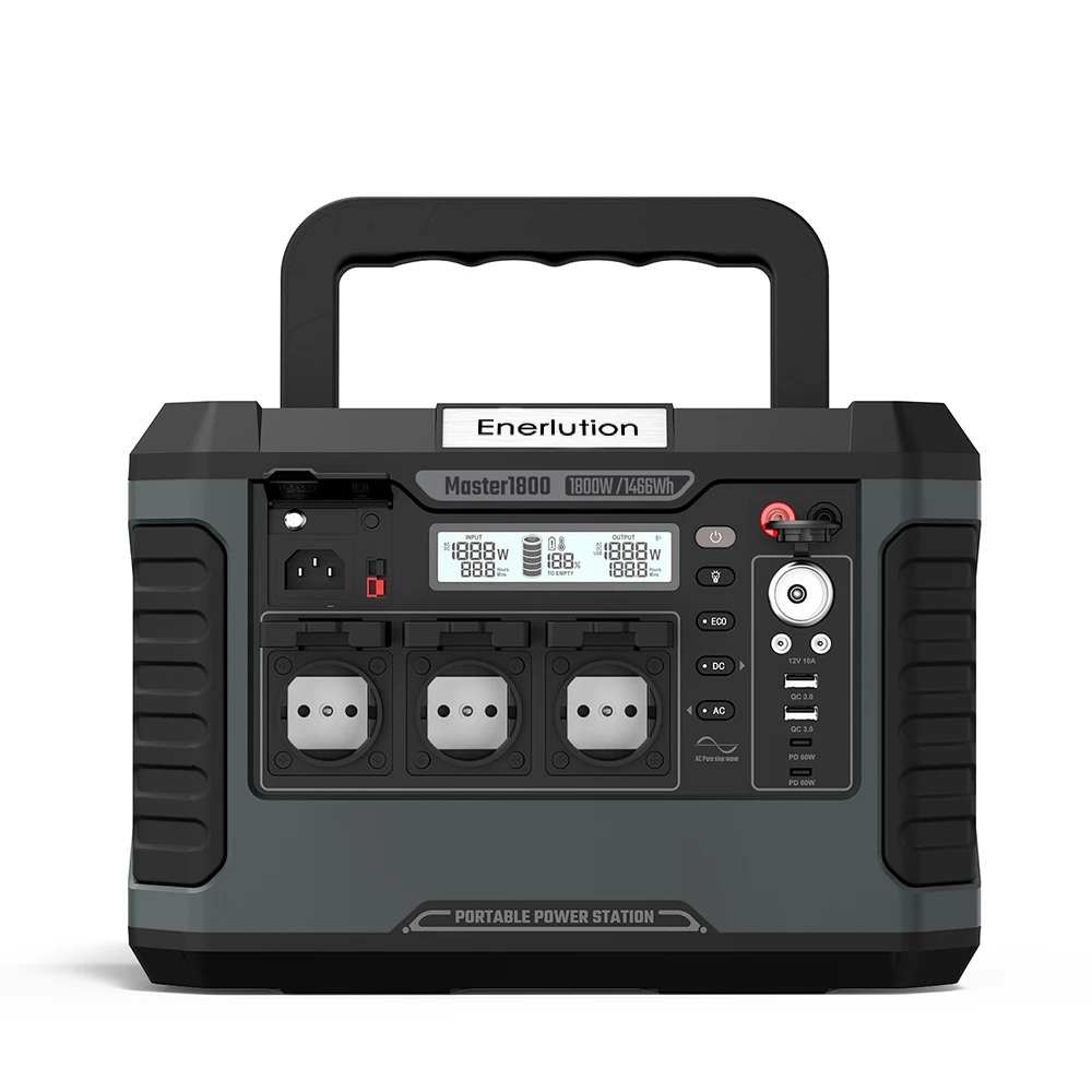 Solar Generator 2200W 1800W 1000W Portable Power Station with Rechargeable 1944Wh 1799Wh 1013Wh  Lithium Battery for Home Backup