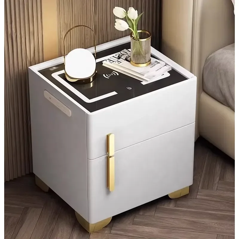 Modern Bedroom Furniture Smart Night stand Night stands with Safe Night stands with Secret Storage