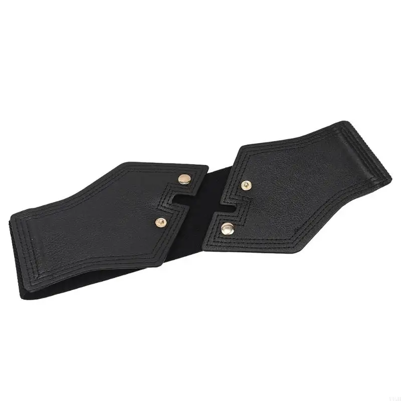 أسود قابلين للامتداد الحزام الجلدي الحزام للنساء الخصر حزام مكتب الحفلات