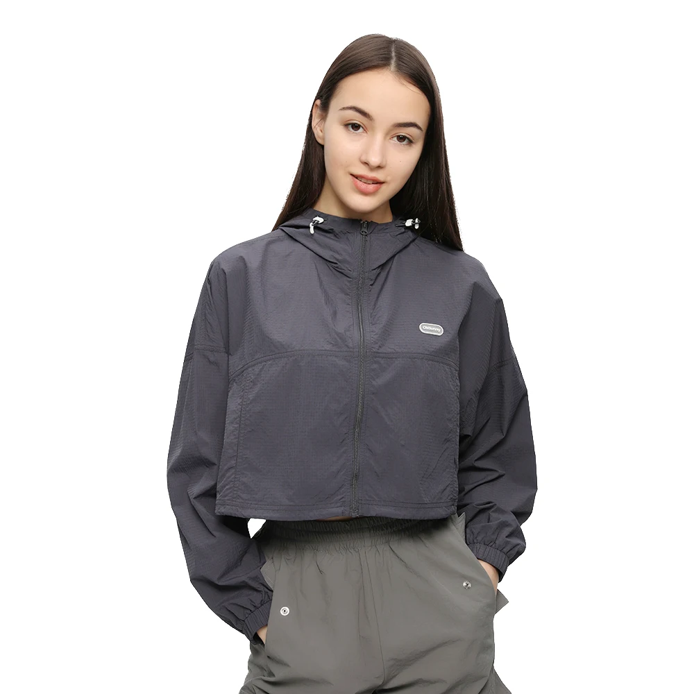 OhSunny Sports Jackets 2024 New Fashion Anti-UV High Waist Long Sleeve Loose Outwears Woman Summer Spring Sun Protection Coat