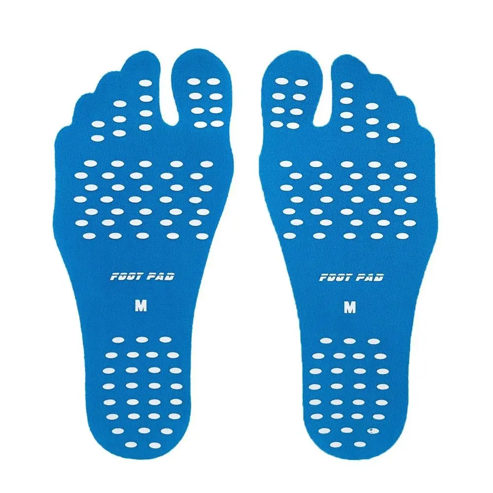 

Summer Non-slip Adhesive Insoles Anti Slip Barefoot Stick Invisible Shoe Pad Silica Gel Footpads Sticker Foot Pads Seaside