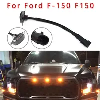 Sale Front Grille Grill LED Light Smoke Raptor Style Lamp Amber For Ford F-150 F150 2010 2011 2012 2013 2014 2015