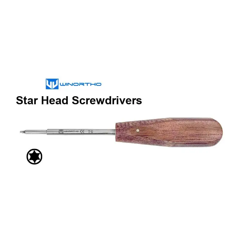 AO star screwdriver Veterinary Instrument equipments products small animal orthopedic surgical  screws tplo vet supply tool pet
