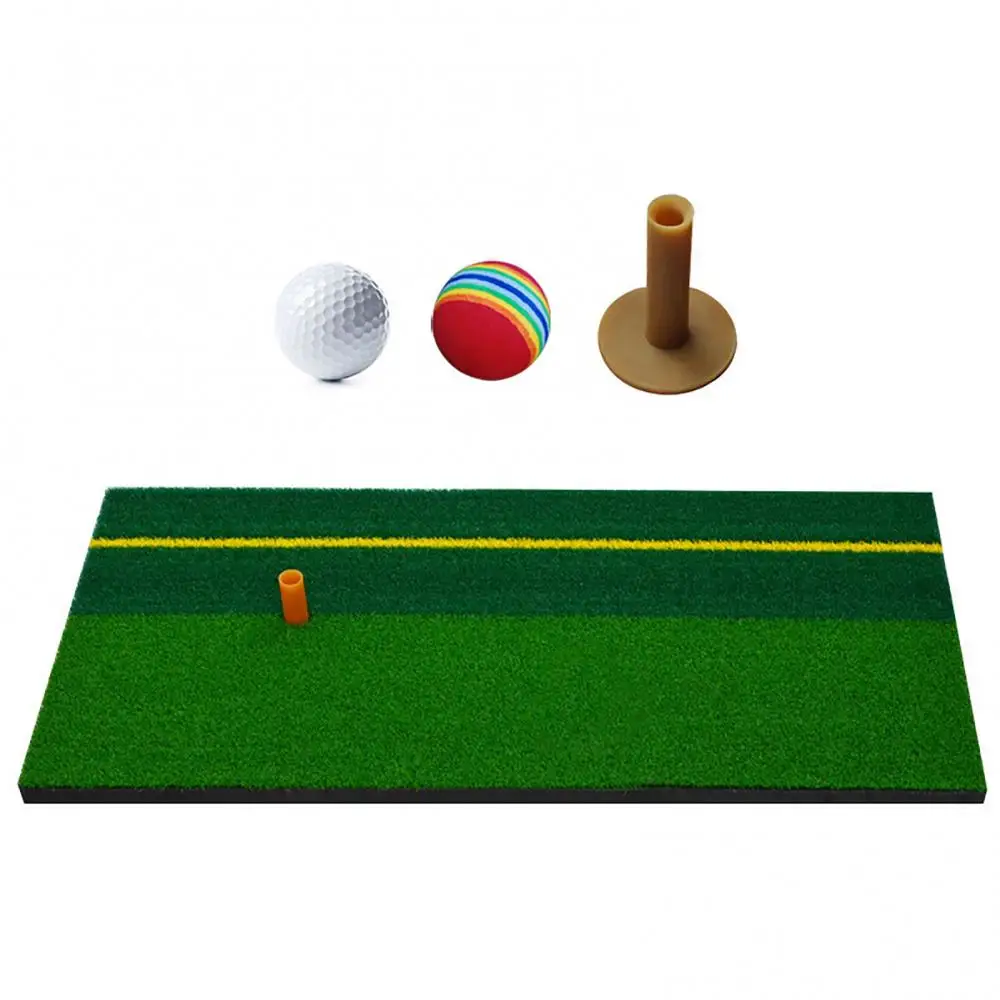 

30cm x 60cm Indoor Golf Swing Practice Mat Golfing Hitting Faux Turf Grass Pad Golf Training Hitting Pad Golf Supplies