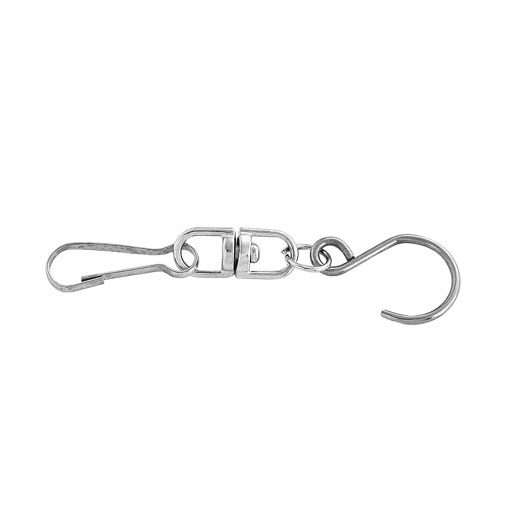 D9 6PCS Mini Wind Spinner Swivel Hooks DIY Wind Chimes Supplies Hanger Clip Hanging S Hooks Plants Bird Feeder Crystal Twisters - view 6