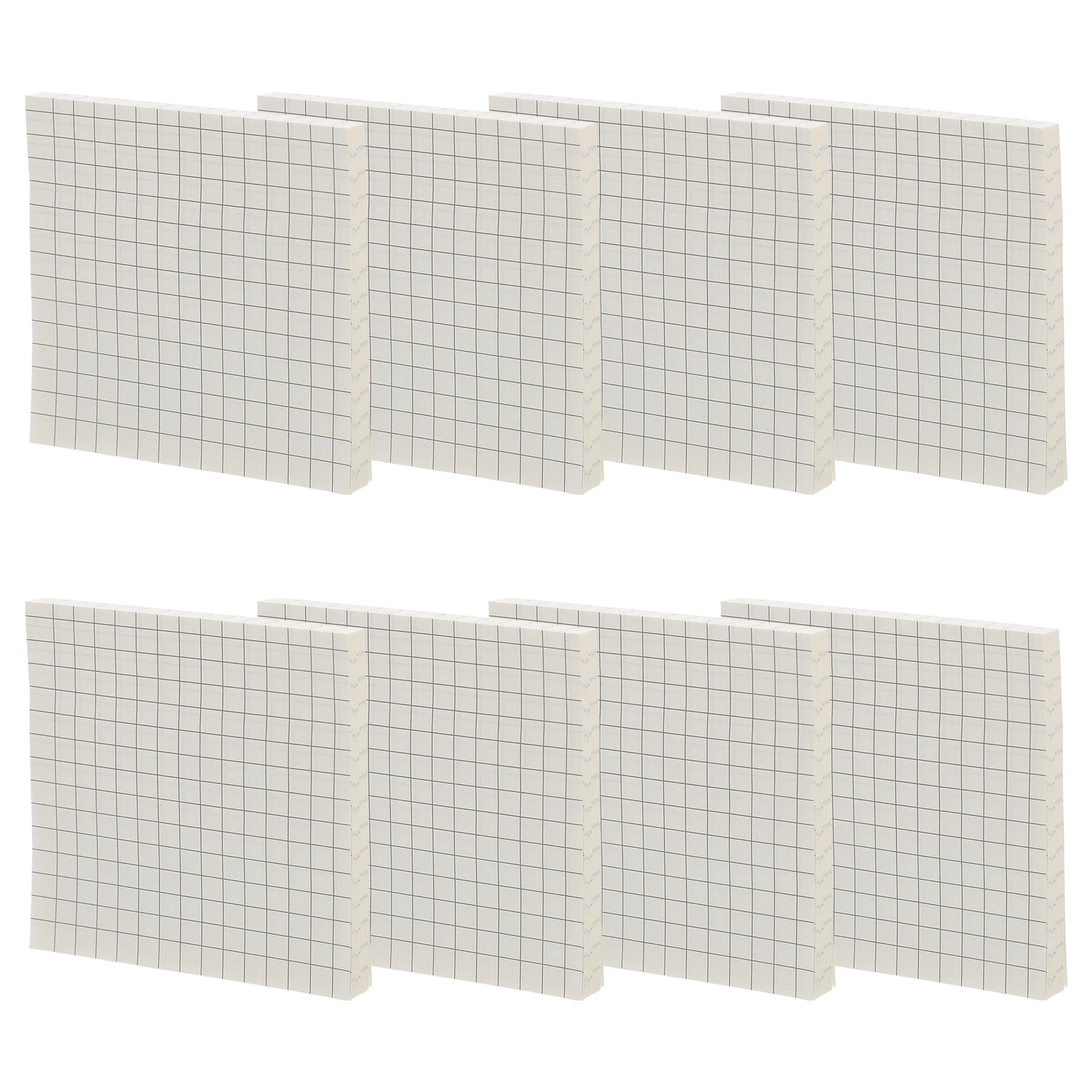 

8 Books White Square Note Pad Multi-function Memo Daily Use Household Office Daily Use Note Sticker Portable Study
