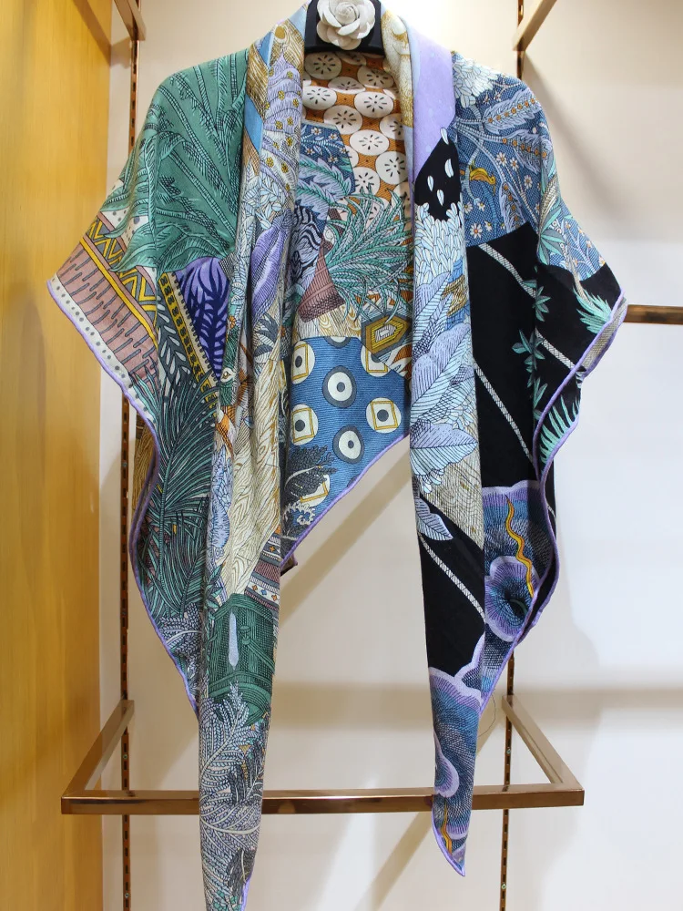 Echarpe-de-luxe-d'hiver-pour-femme-melange-soie-et-laine-chale-surdimensionne-a-bords-roules-a-la-main-accessoires-de-sac-en-cachemire-foulard-135-cm