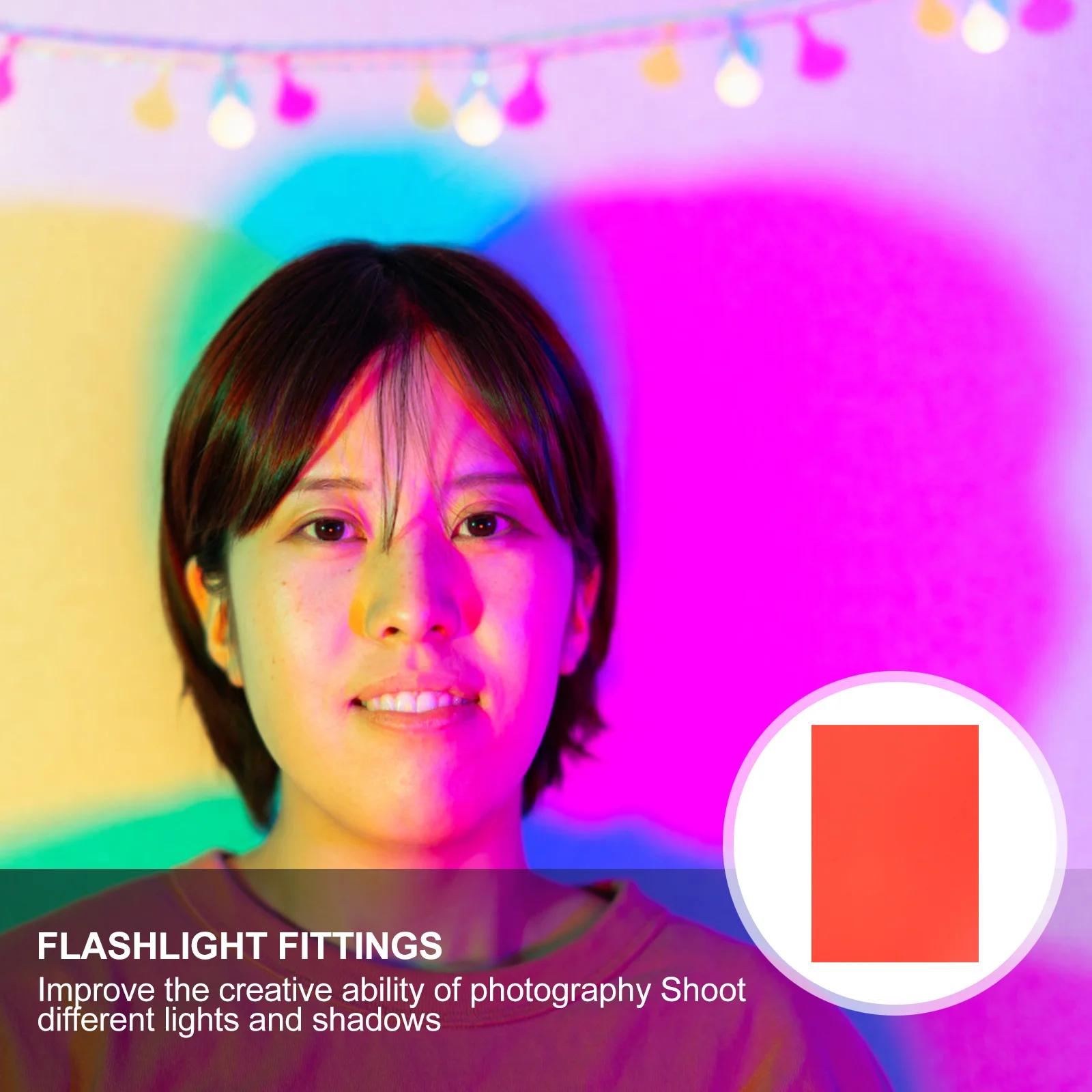 

10pcs Red Filter Sheet For Photography Video Lighting Color Correction Transparent Film Filters Craft Supplies