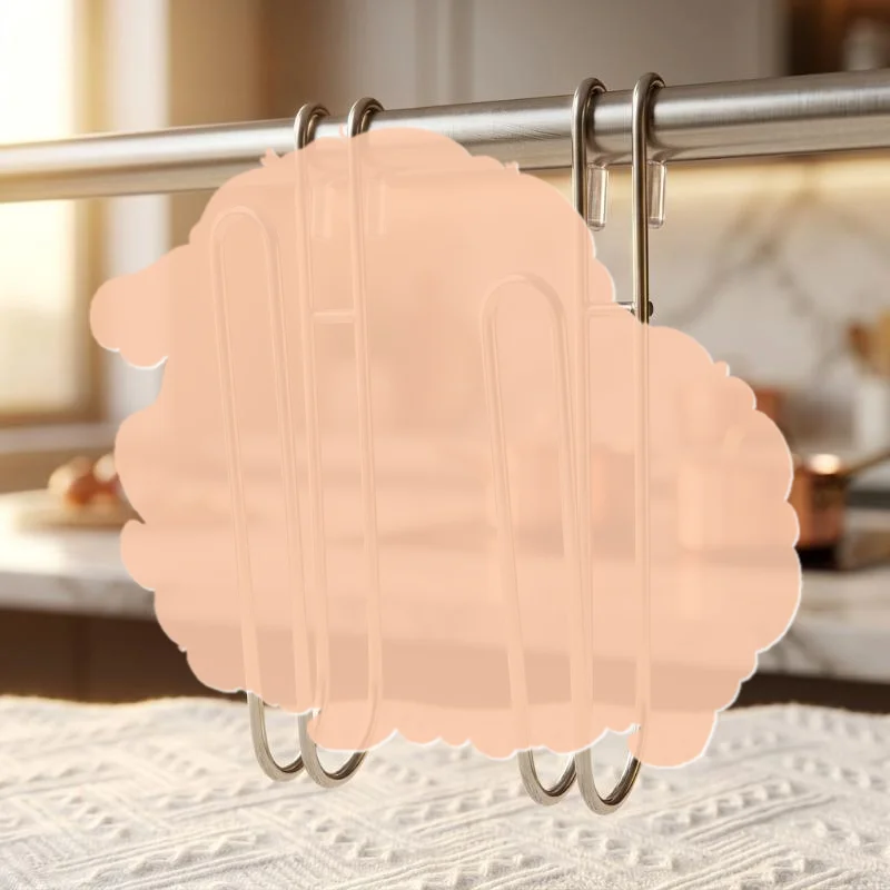 Kitchen Storage Hanging Cup Drying Rack Multi-Scene Use with Hooks for Coffee Mugs Water Bottles Office Break Room Home