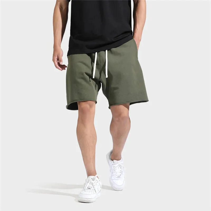 2024 New Men\'s Fitness Sports Shorts Men\'s Summer Trend Man Breathable Loose Leisure Running Basketball Hip hop street shorts