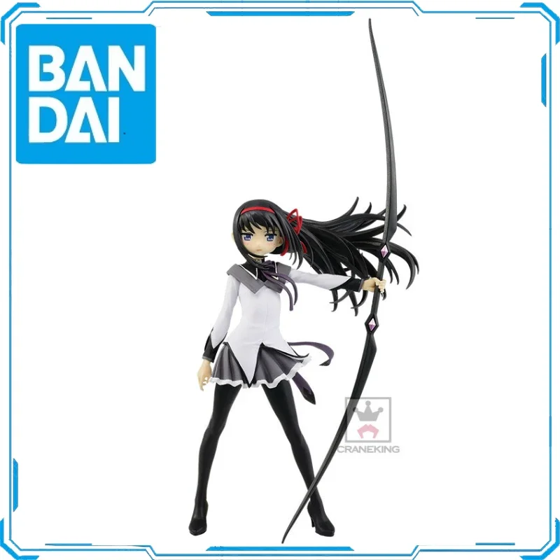 In Stock Original Bandai BANPRESTO EXQ Scenic Series Akemi Homura Action Figure Animation Toy Gift Model Collector Anime Genuine