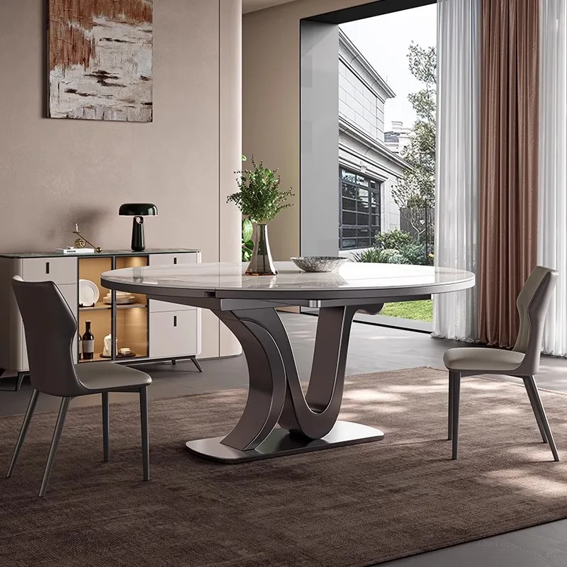 Irregular Items Dining Table Design Decorations Luxury Living Room Dining Table Round Outdoor Muebles Para Hogar Furniture Home