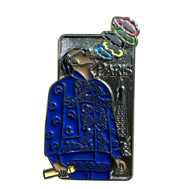 Broches de Snoopdogg, alfileres de Snoop Dogg, insignias de Pin de esmalte, broches de joyería de moda de hip hop Rock, colecciones de recuerdos especiales, 2024