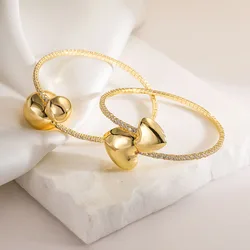 HECHENG, new round heart shiny personalised ins style simple retro delicate adjustable women's collar necklace
