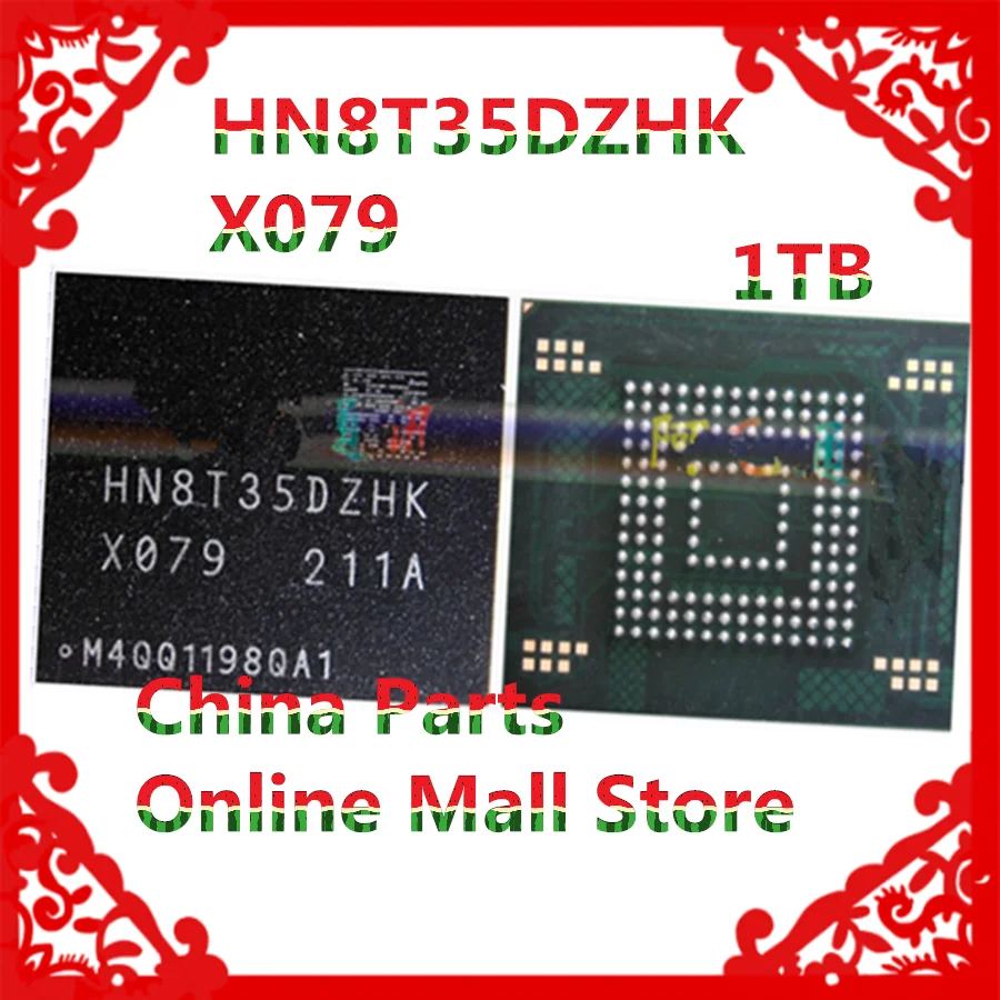 

HN8T35DZHKX079 1 ТБ BGA THBMFG6C1LBAIL KMRNW0001M-B509 THGBMFG6C1LBAIL 8 ГБ ИС оперативной памяти шрифта