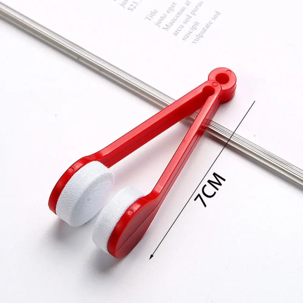 Multifunction Glasses Cleaning Rub Two-side Glasses Brush Mini Microfiber Cleaner Brushes Portable Eyeglass Wiping Tools