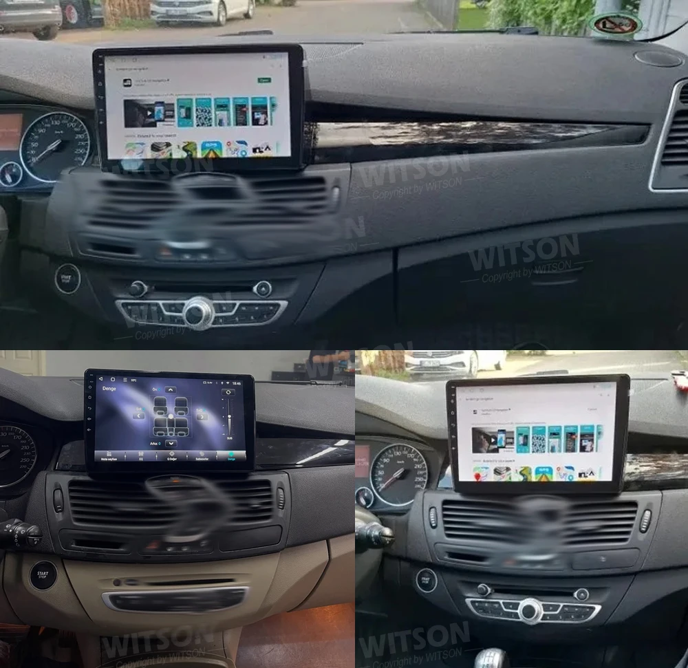 WITSON Autoradio GPS für Renault Latitude Laguna 3 2011-2015 Android CarPlay 9-Zoll-Touchscreen