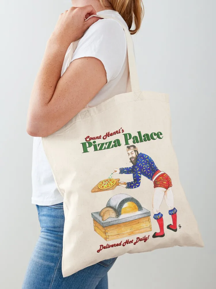 

Count Henri's Pizza Palace! Tote Bag bag luxury women great bag cute pouch Cloth bags