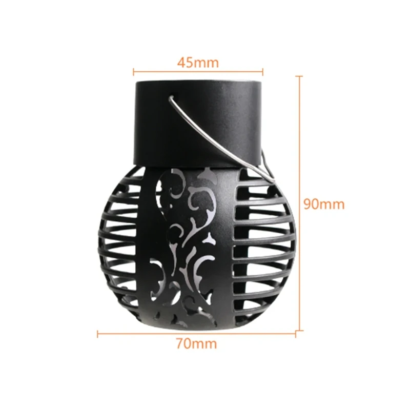 Outdoor Solar Lights Retro Lantern Lantern Lights Hanging Flame Lamp Landscape Lighting Floor Lights Garden Decor