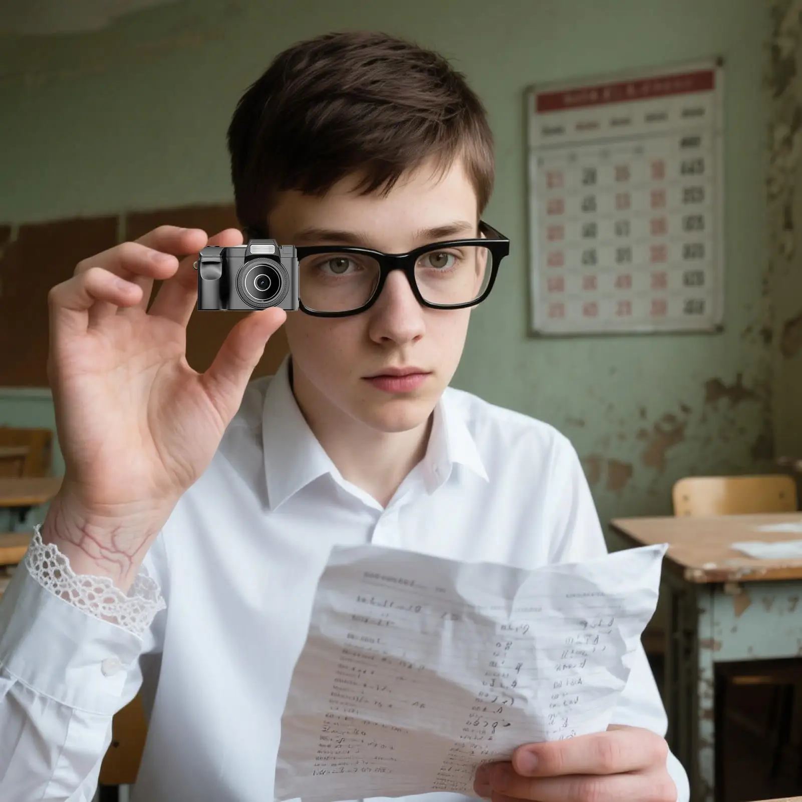 小型デジタルカメラ 小型ポータブルVlogカメラ 32GBカード付き 1080P解像度 ビデオレコーダー フィルターとLEDフラッシュ付き