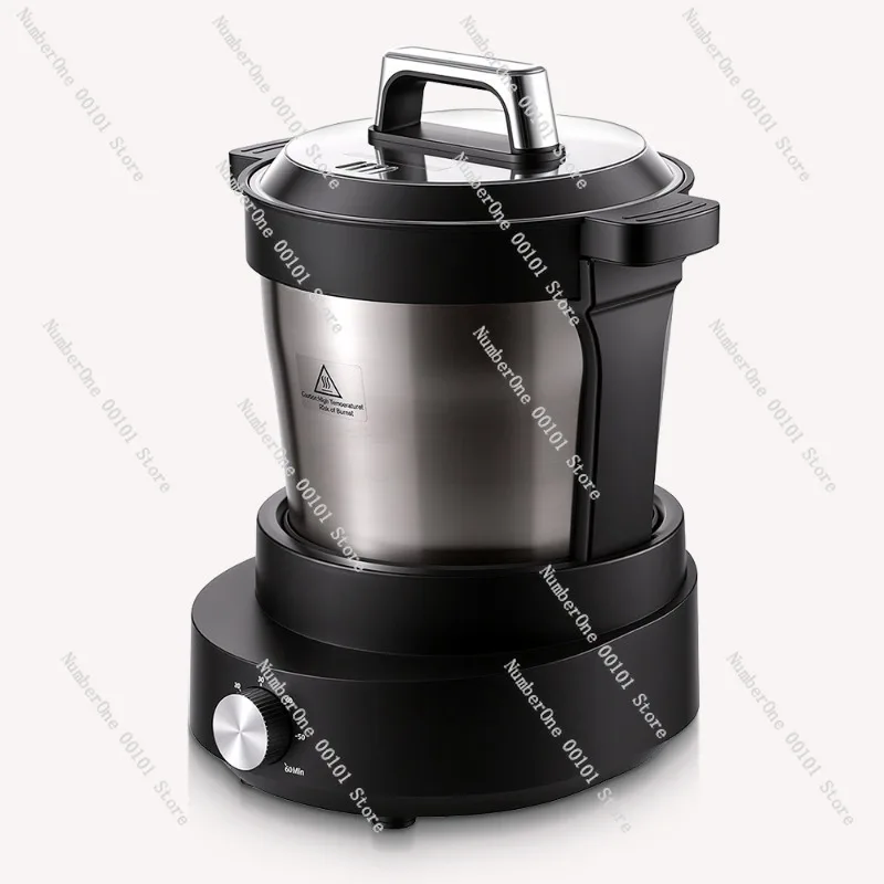 EU 6L Large Capacity Fufu Machine Electric Plantain Yam Processor Automatic Stirring Paste Curry Sauce African Food