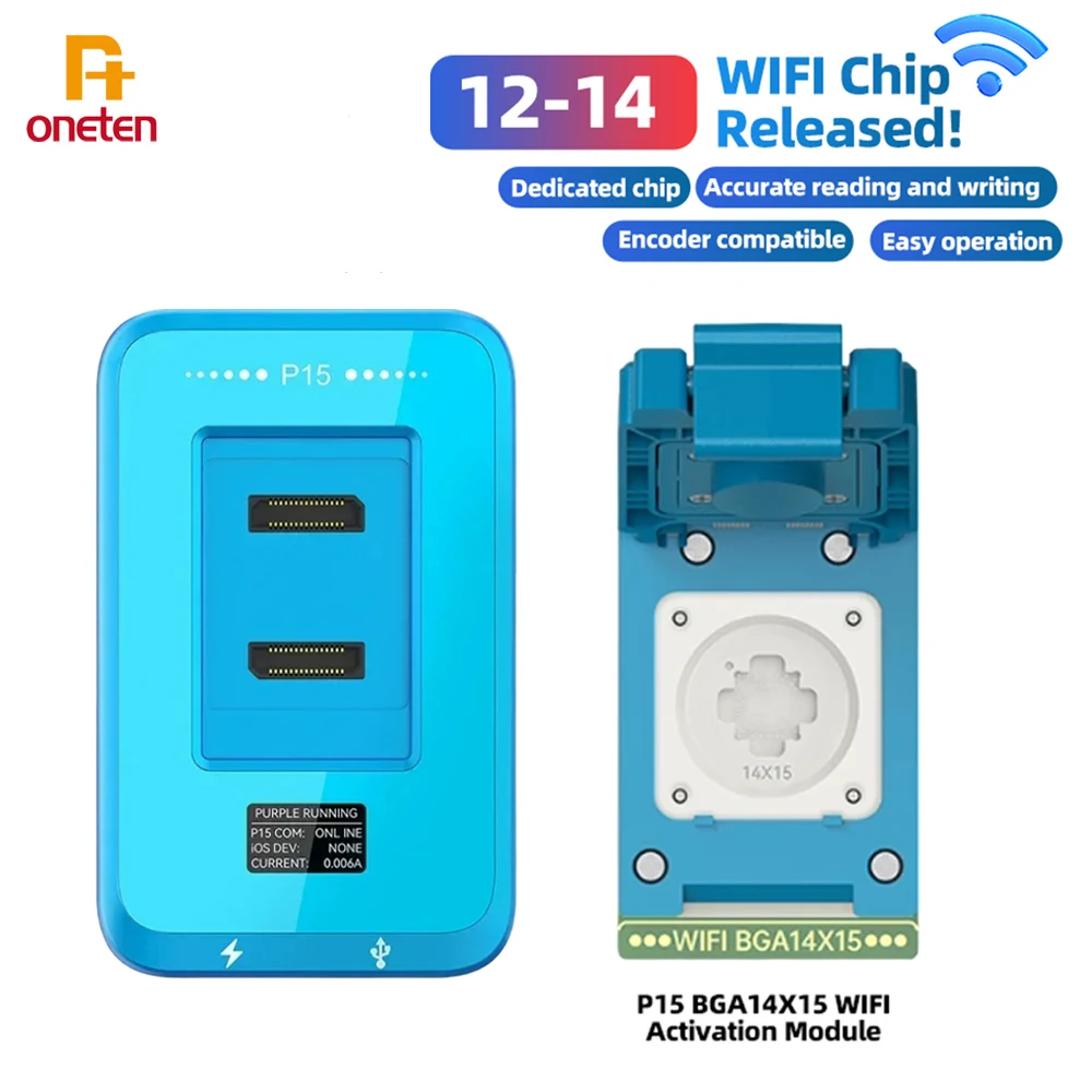 JCID P15 WIFI Programmer: La Herramienta Esencial para Reparar Discos Duros de iPhone y Desbloquear Chips WiFi