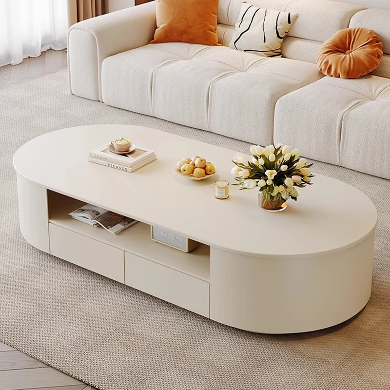 طاولة القهوة الفاخرة الديكور غرفة نوم غرفة المعيشة الحديثة تخزين مصمم المنظم طاولة جانبية تتحرك Meubles أثاث المنزل #3