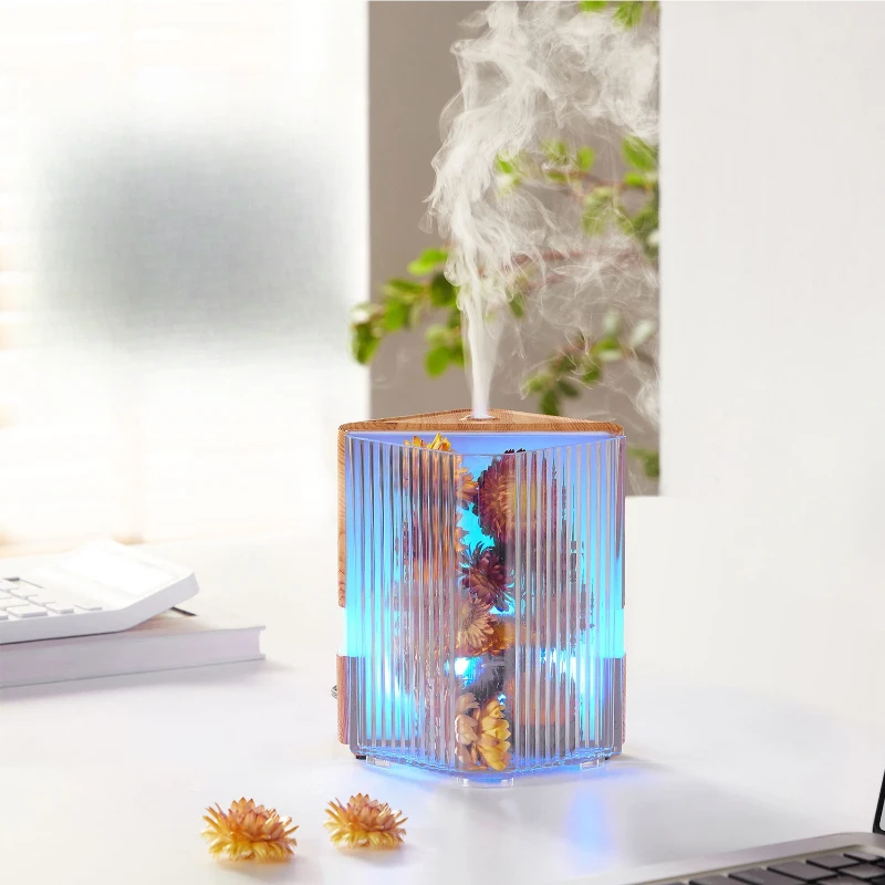 

Colorful lamp natural chrysanthemum diffuser creative DIY aromatherapy machine fun handmade humidifier