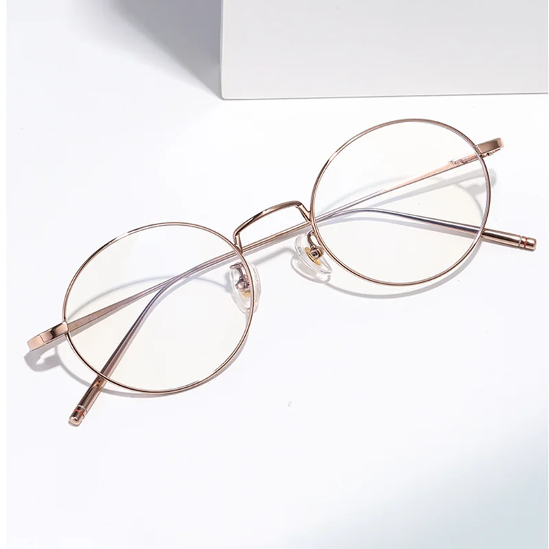 EYORA Ultralight Oval Half Titanium Reading Glasses Myopia Eyewear Hyperopia Anti Blue Light Progressive Photochromic Eyeglasses