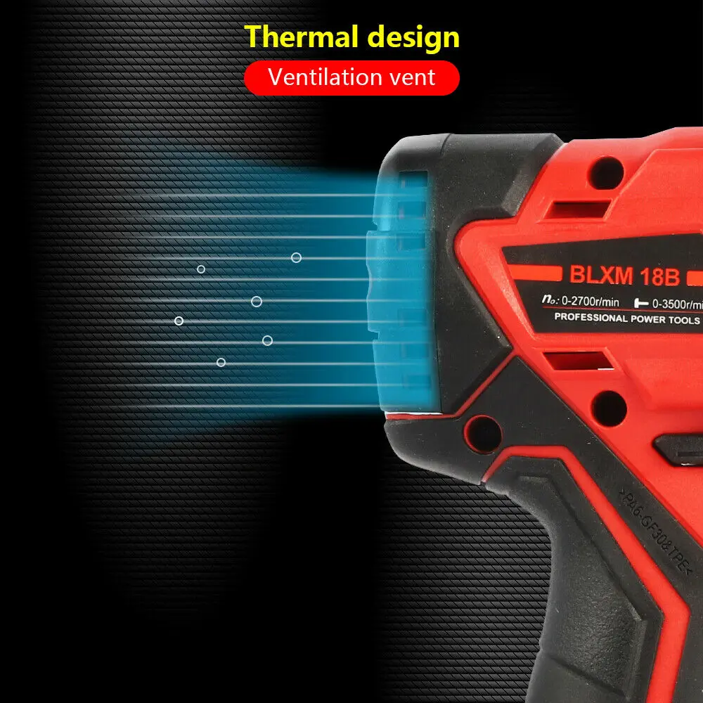 Imagem -05 - Chave de Impacto sem Escova sem Fio Ferramentas Elétricas Substituir Ferramenta Milwaukee Velocidades Chave de Torque 18v 350nm 2