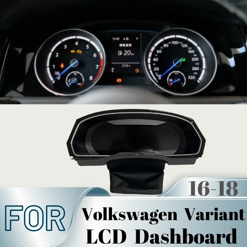 Car Tuning LCD Digital Dashboard Virtual Cockpit Speedometer Instrument Cluster For VW  Variant 2016 2017 2018