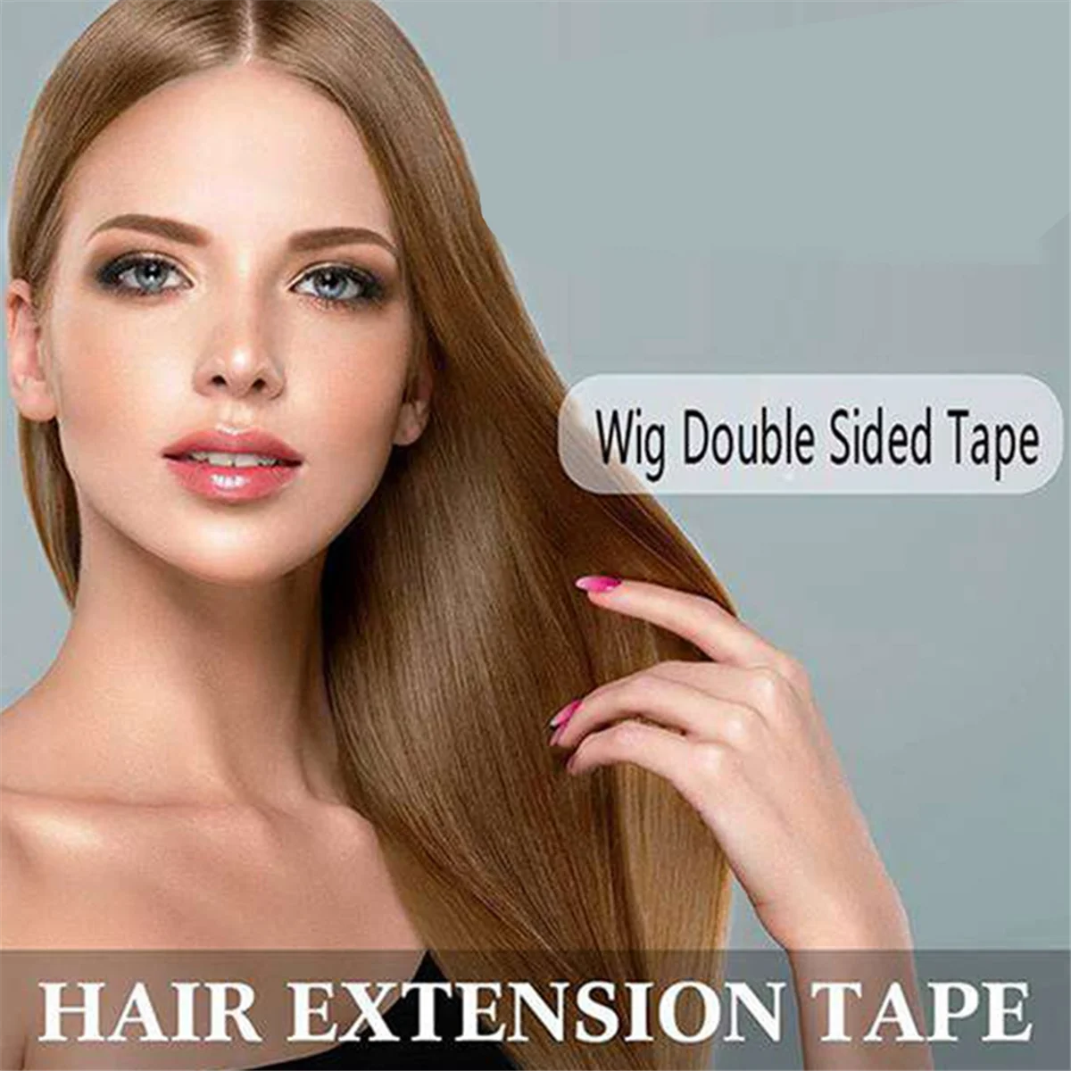 180Pcs Super Strong Duo-Tac Wig Double Tape Adhesive Extension Hair Strips for Toupees/Lace Wig Film Slitting Line