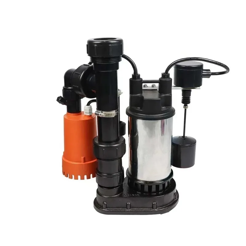 Battery Backup Submersible Sump Pump Household Sewage Drainage Pump