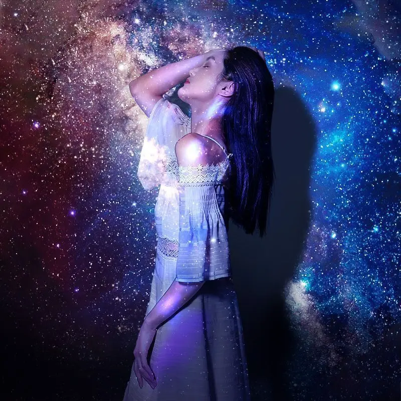 Galaxy Star Light Projector Night Light Atmosphere Gypsy Star Bedroom Light