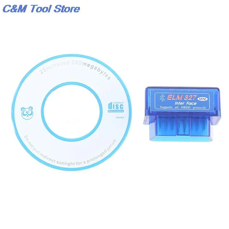 Super MINI ELM327 V2.1 Bluetooth-Compatible PIC18F25K80 Chip Works for Multi-Cars ELM 327 V 1 5 OBD2 CAN-BUS Diagnostic Tool