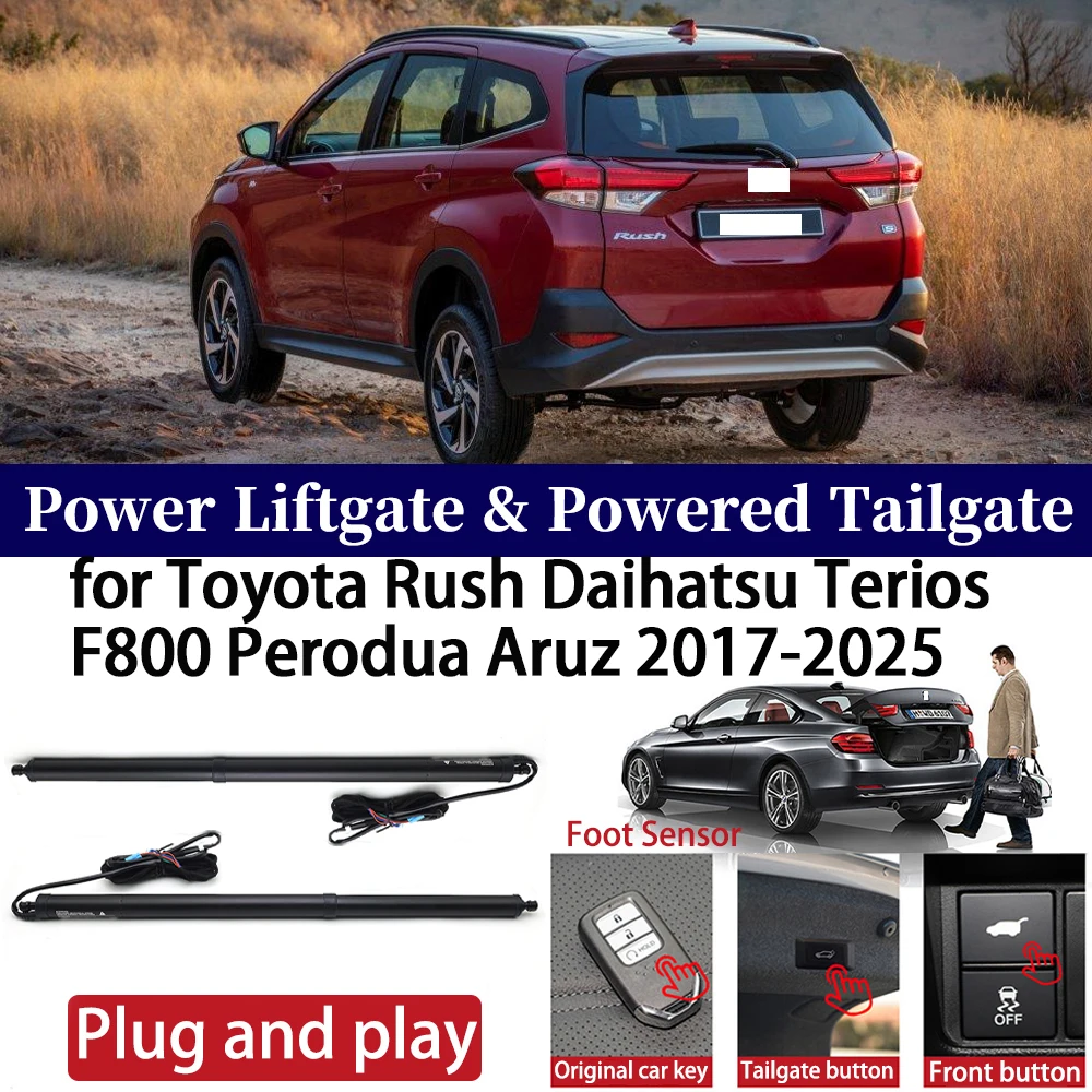 for Toyota Rush Daihatsu Terios F800 Perodua Aruz 2017-2025 Car Power Liftgate Automatic One-Click Powered Tailgate Strut