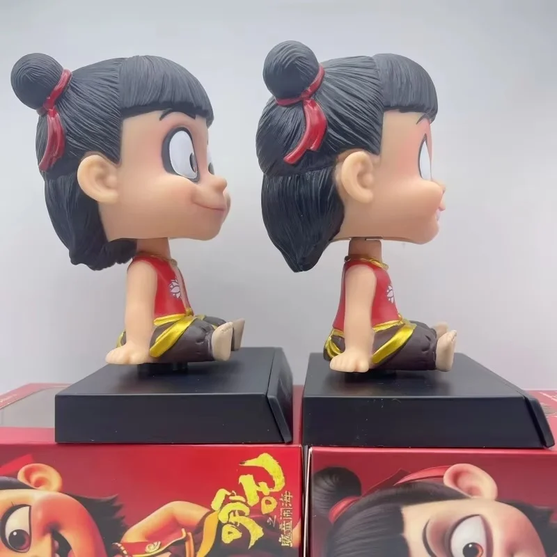 Hot New Arrival Anime Action Figures Nezha 2 Series Car Ornaments Cute Nezha Pvc Collectible Figurines Model Periphery Toy Gift