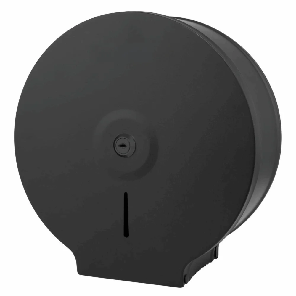 Stainless Steel Toilet Paper Dispenser Brushed Finish Lockable With Key Bath Tissue Dispenser Industrial Grade 9 Inch Roll
