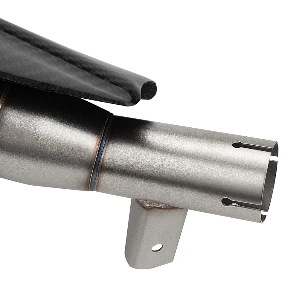 لهوندا X-ADV 750 X ADV750 NSS750 Forza750 دراجة نارية العادم تعديل الكربون غطاء طرف الخمار الأصلي