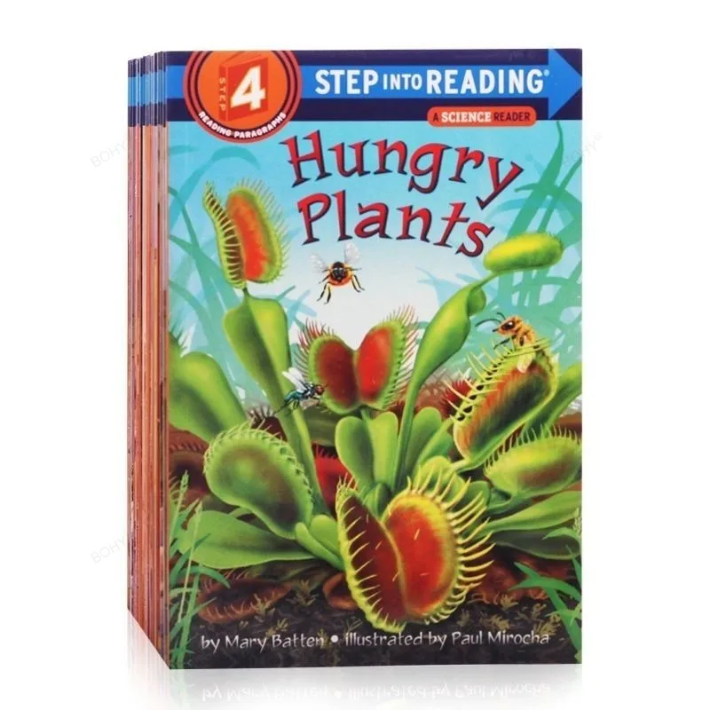 

27 Books/Set Step Into Reading Level 4 Reading Paragraphs about Famous Funny Reading Story Books for Kids