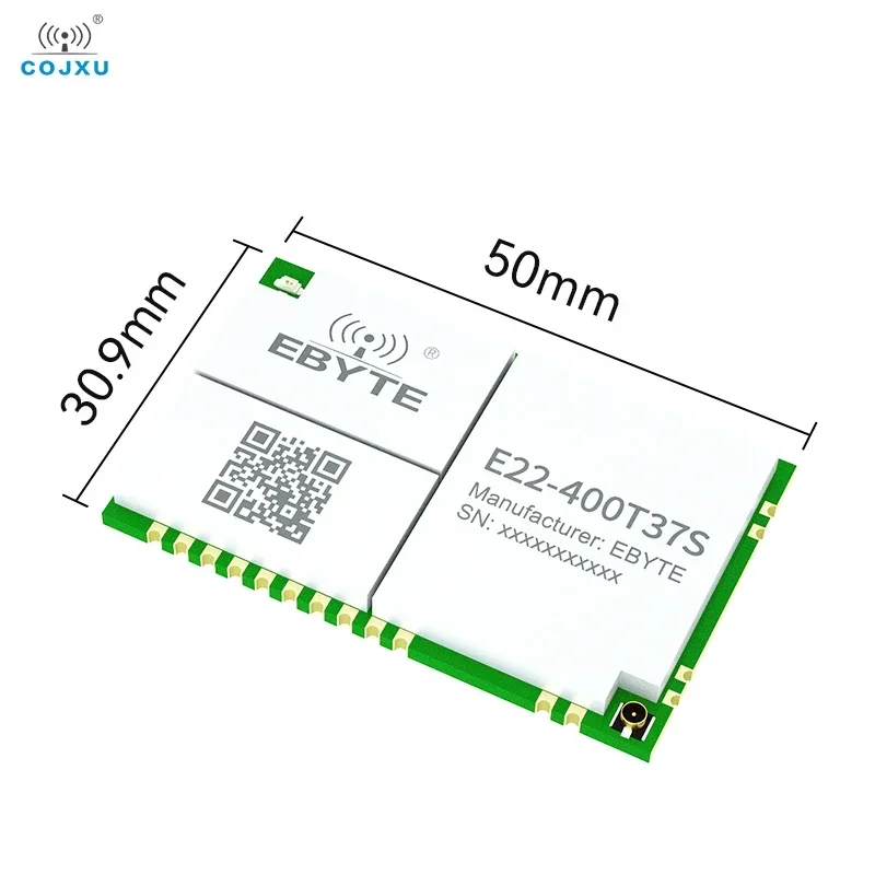 LoRa Wireless Module 433/470MHz IPEX/Stamp Hole COJXU E22-400T37S 5W Relay Network RSSI LBT Long Distance 25KM