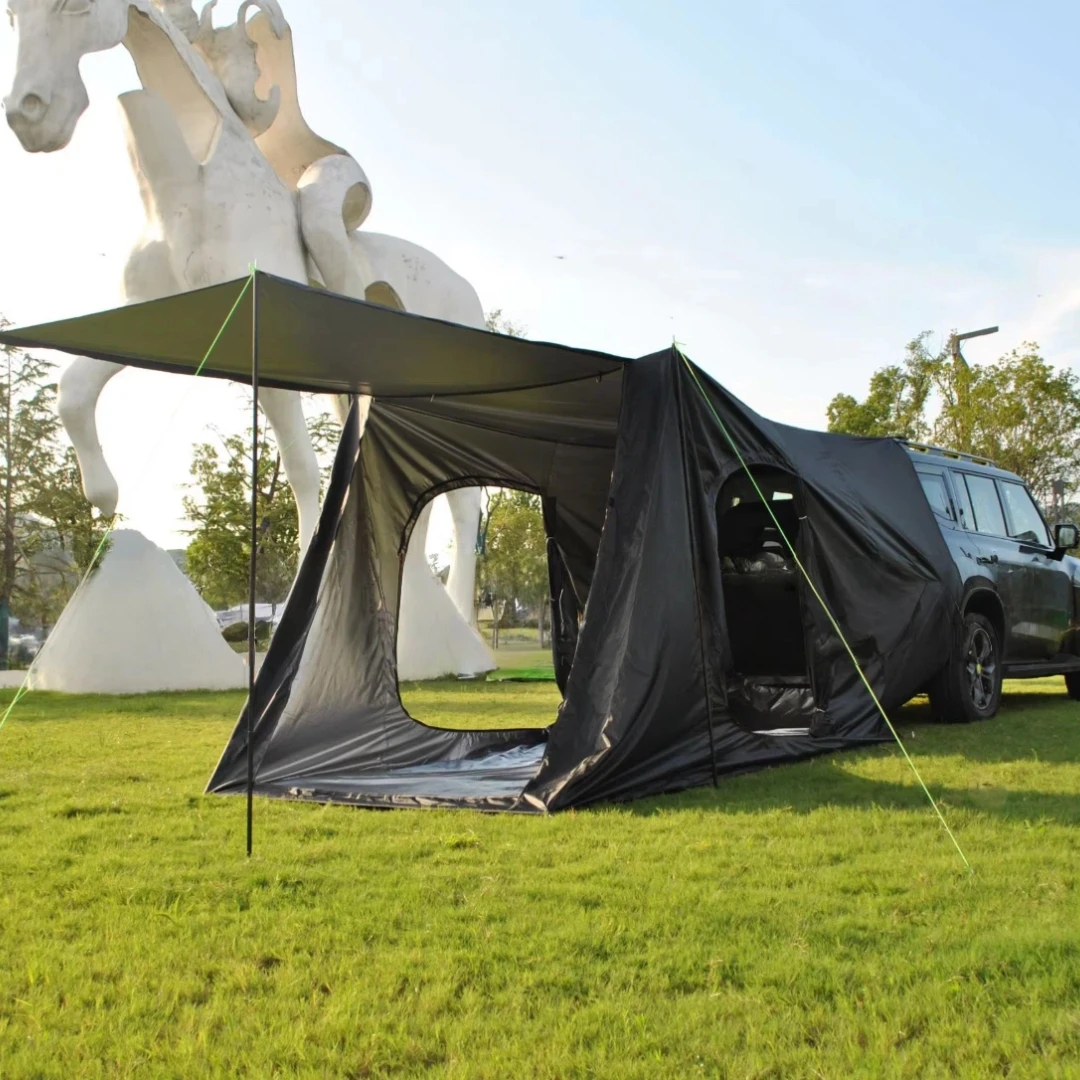 Outdoor Camping Car Tail Tent SUV Off-road Vehicle Tesla Extension Tent Self-driving Rain-proof Four-season