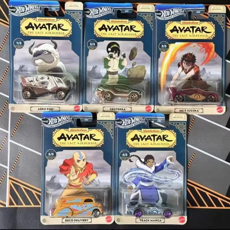 Hot Wheels Gdg83 Snoopy Avatar The Last Airbender Model Serise Die Casting Alloy Model Collection Toy Car Birthday Surprise Gift
