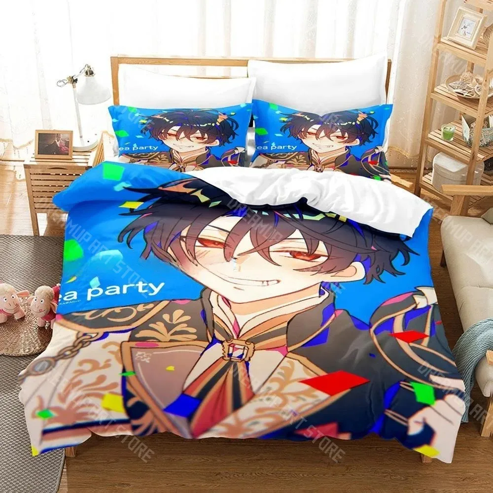 3D Printed Promise of Wizard Anime Bedding Set for Boys Girls Duvet Cover Pillowcase Twin Queen King Full Single Double Sizes