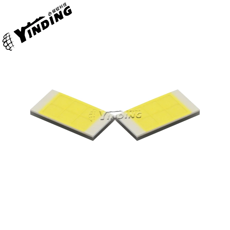 5pcs YINDING 3570-A55 6 chip 30W high power LED light-emitting diode 5500-5800K white light car headlight light-emitting diode