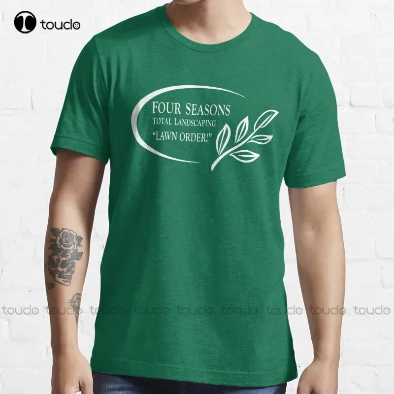New Four Seasons Landscaping - Lawn Order! T-Shirt Womens Graphic Tees S-5Xl Cotton Tee Shirt