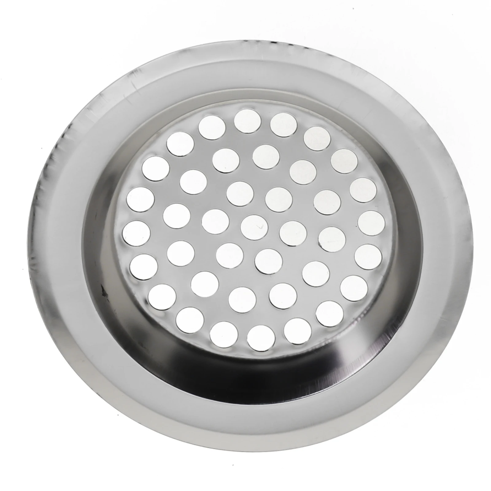 Saringan wastafel dapur kamar mandi praktis, jaring saringan Stainless Steel 1 buah 60mm 75mm
