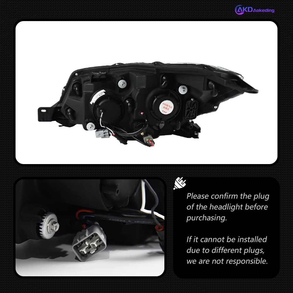 Car Lights for Subaru Forester LED Headlight 2013-2016 Forester Lamp Drl Projector Lens Automotive Accessories