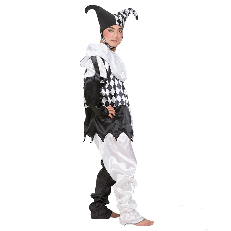 Halloween coppia amore vestiti Cosplay pagliaccio uomo donna costumi per adulti circo Stage drill Cosplay abbigliamento per maschio femmina Cos