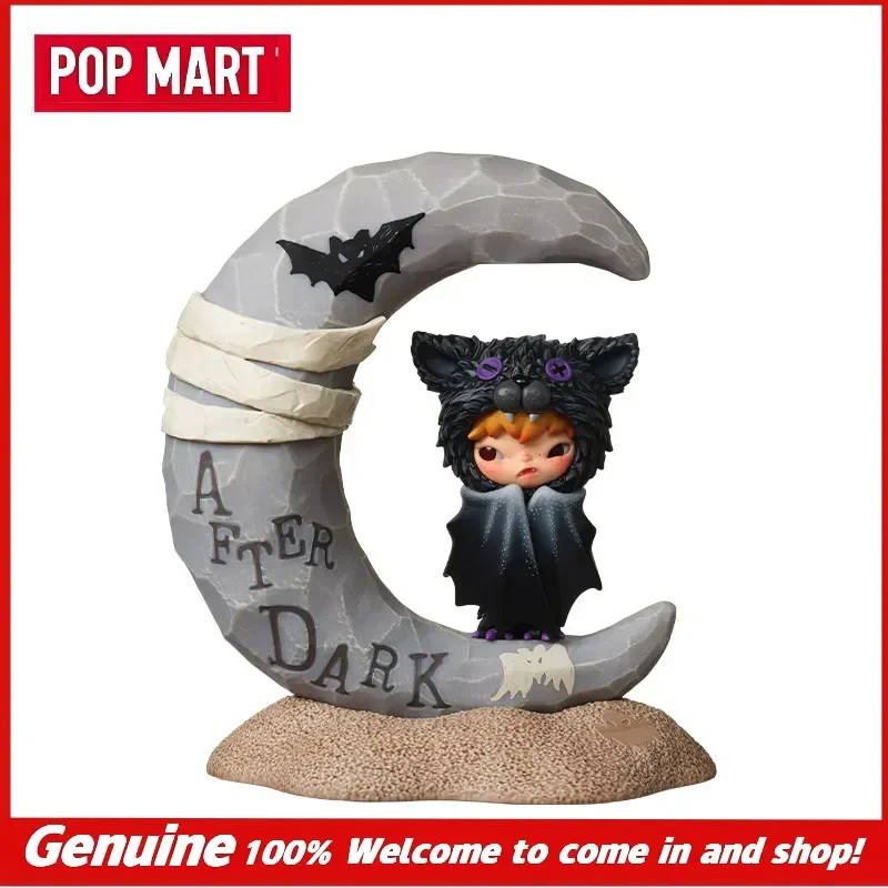 New Pop Mart Bubble Mart Hirono Darkfield Series Inverted Atmosphere Lights Home Accessories Halloween Gifts For Fans